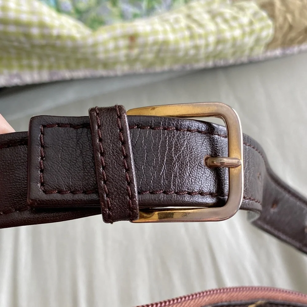 Longchamp brown messenger bag. - Picture 7 of 11